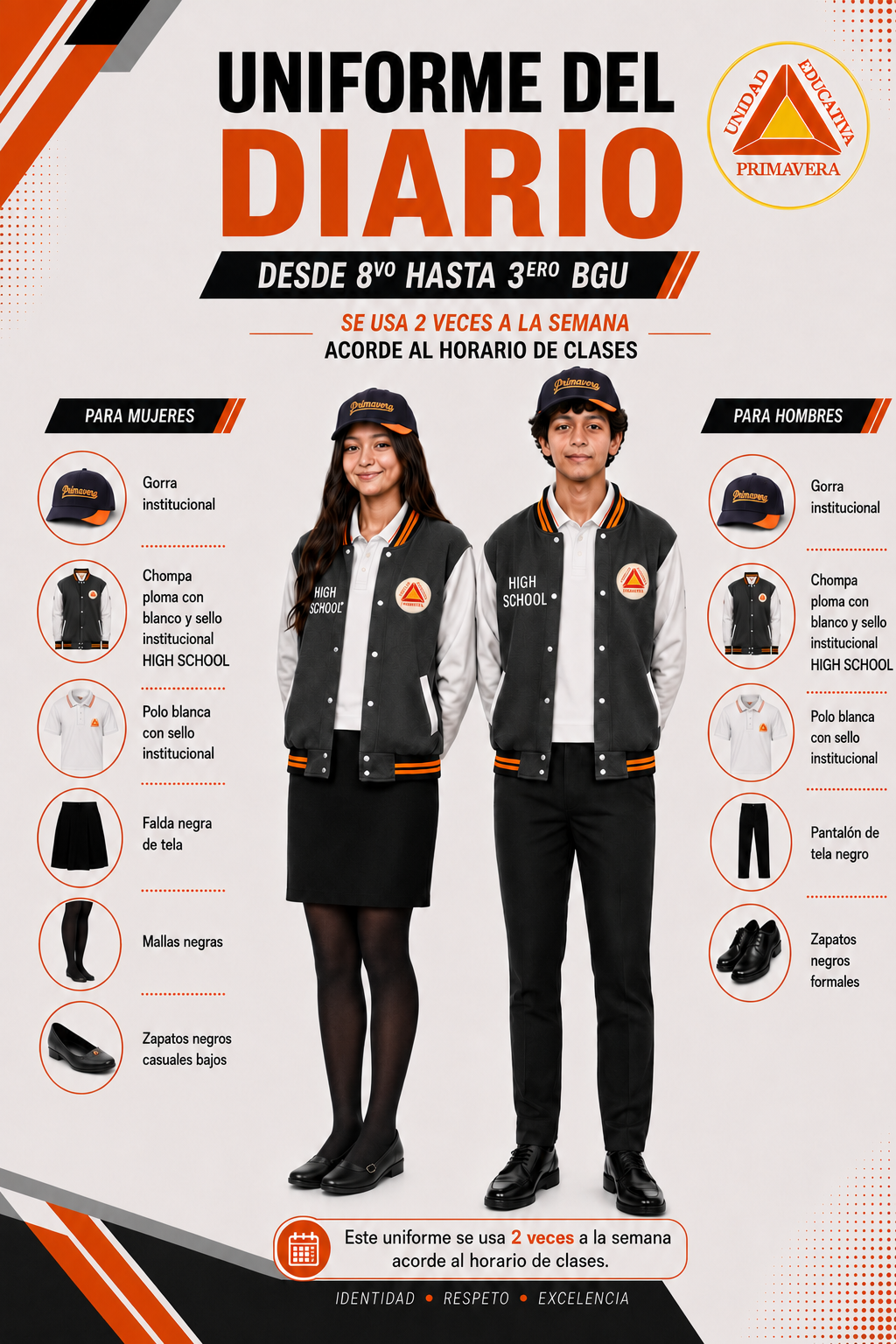 Uniforme diario - colegio